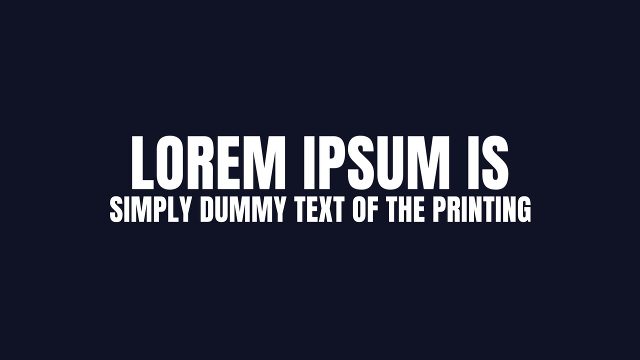 Bold Headline Text Animations featuring One Line Subtitle Premiere Pro Template