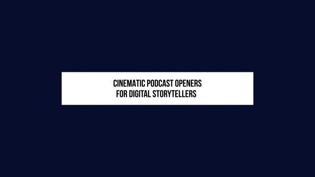Podcast Label Typography MOGRT for Talk Shows – Free Premiere Pro