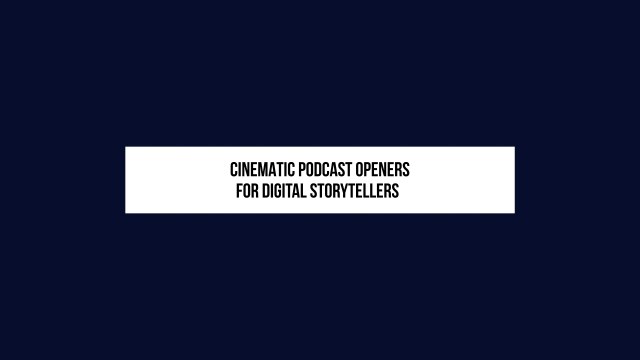 Podcast Label Typography MOGRT for Talk Shows – Free Premiere Pro