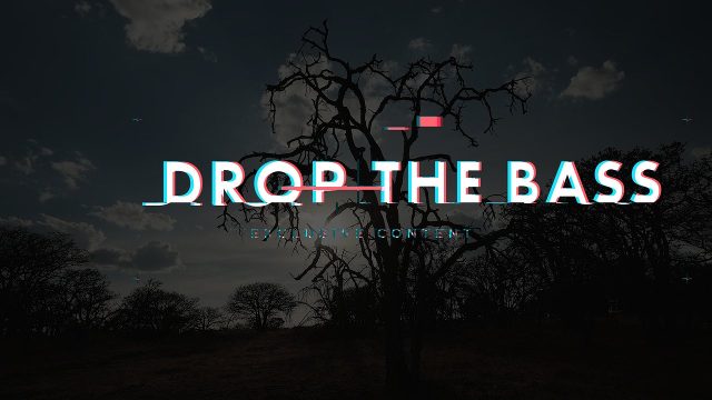 Energetic Glitch Title and Dynamic Typography for Music Videos 4K After Effects Template
