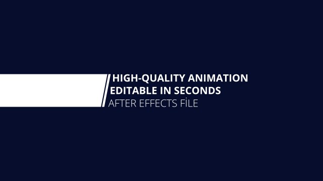 Free After Effects Slanted Edge Bar Lower Third for B2B Explainers