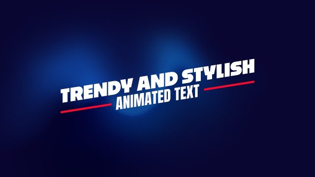 Vibrant Animated Titles After Effects Project