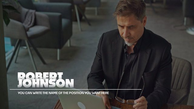 Bold and Editable Lower Third for After Effects