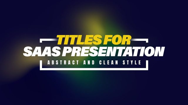 Minimal SaaS Digital Product Animated Text with Yellow Accent Line Premiere Pro MOGRT