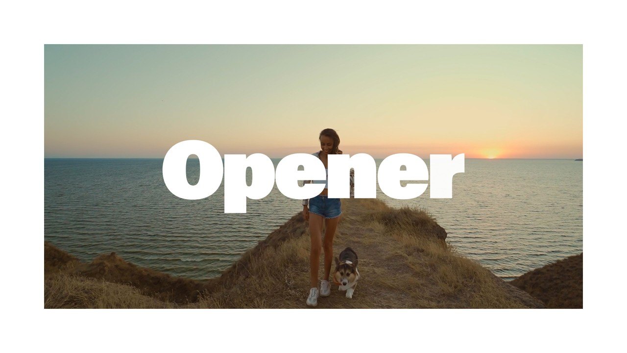 Framed Photo Slideshow Intros on Dark Premiere Pro MOGRT