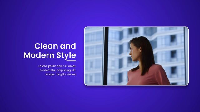 Corporate Slideshow Opener with Soft Cornered Video Cards MOGRT for Premiere Pro