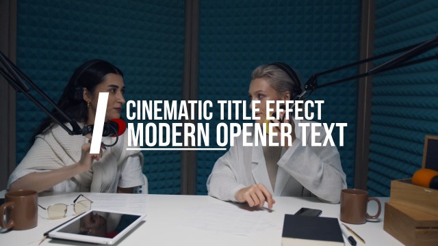 Bold Bar Opener Headline MOGRT for Movie Trailers – Free Premiere Pro
