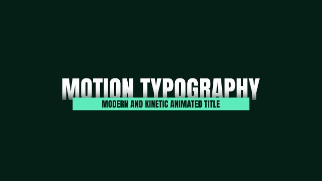 Minimal Corporate Typography