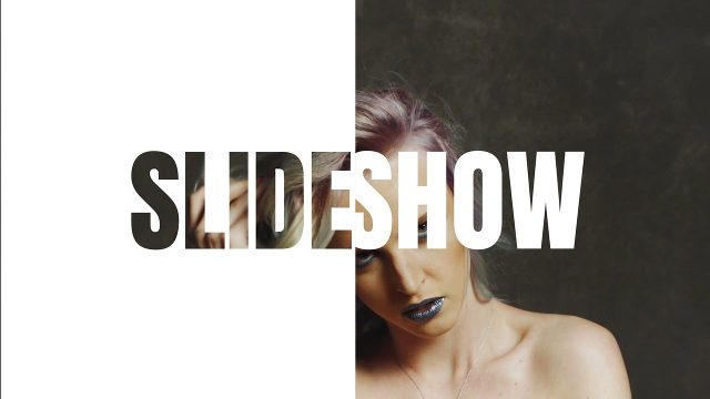 Split Word Video Inside Cut-Out Typography Transitions with Pink Stripe for Adobe After Effects