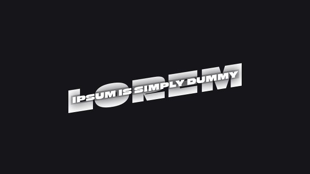 Outline Letters Slanted Headline Kinetic Titles After Effects Templates