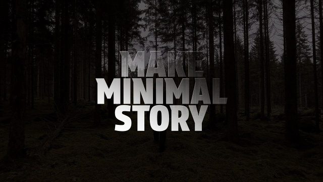 Condensed Caps Animated Title Stack with Faded Top Line After Effects Template