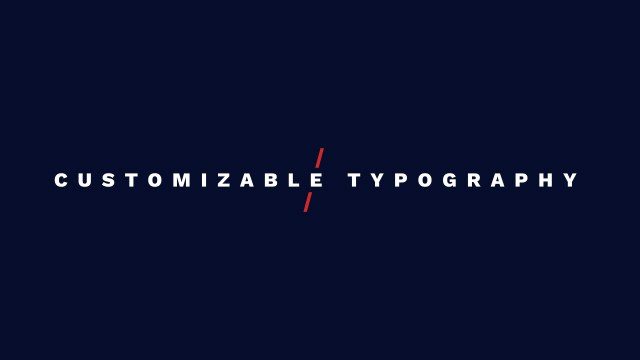 Cinematic Red Slash Spaced Typography – Free After Effects Template