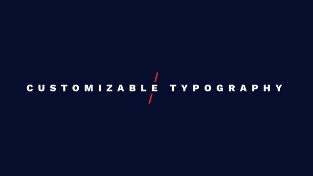 Cinematic Red Slash Spaced Typography – Free After Effects Template
