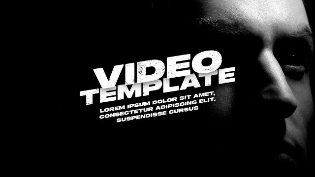Noir Style Display Heading Text Animation Premiere Pro MOGRT