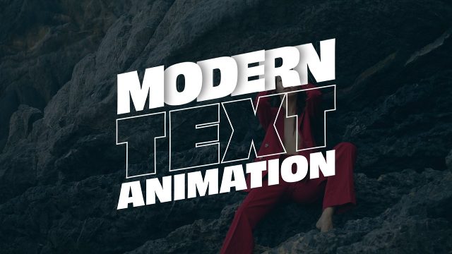 Stacked Modern Corporate Text Animation Premiere Pro MOGRT