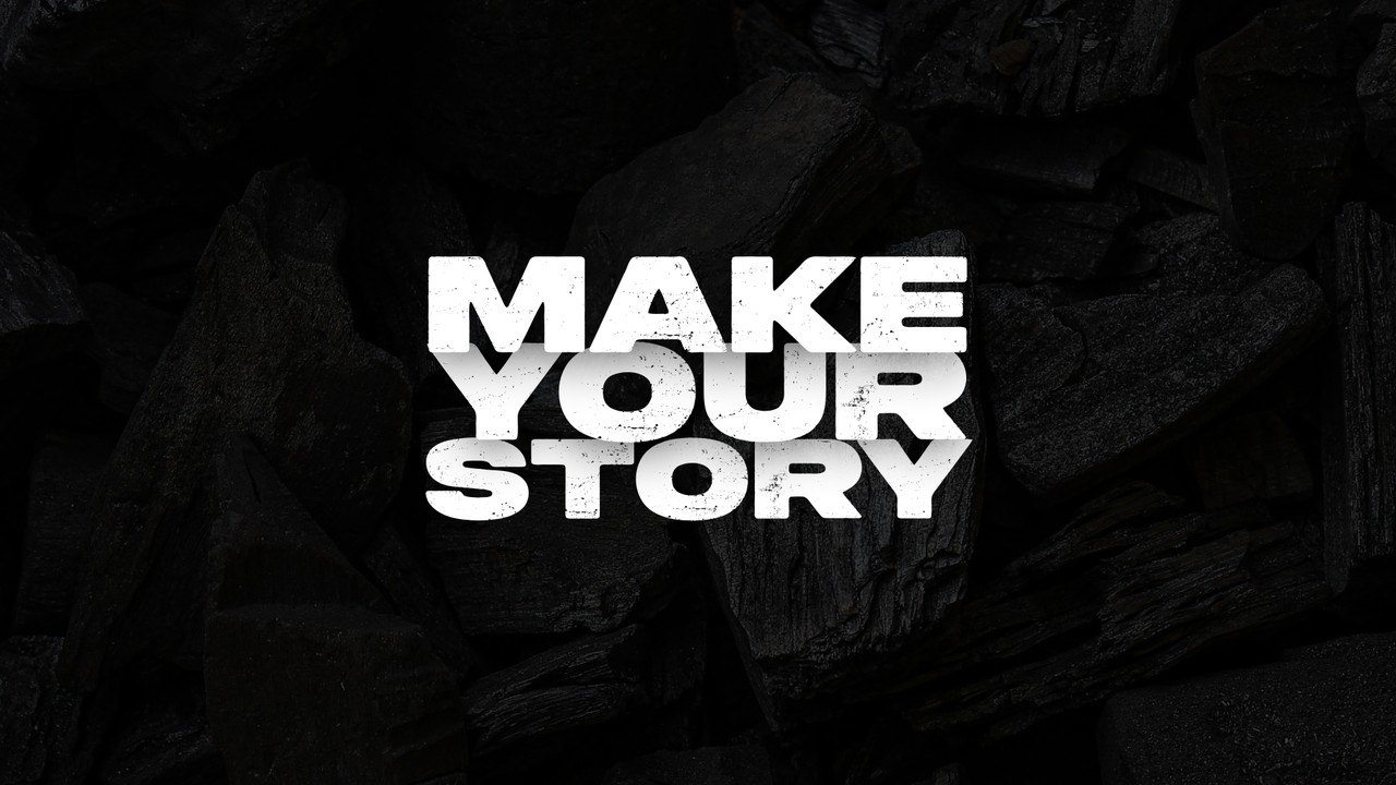Three Line Animated Title with Bold Outline Typography Premiere Pro MOGRT