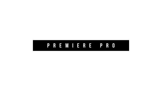Business Typography: Wide Letter Bar – Free Premiere Pro Template