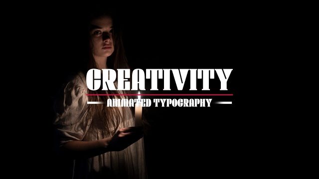 Cinematic Hero Word Title featuring a Dashed Tagline Premiere Pro MOGRT