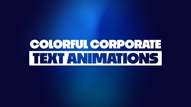 Corporate Title Opener Premiere Pro MOGRT