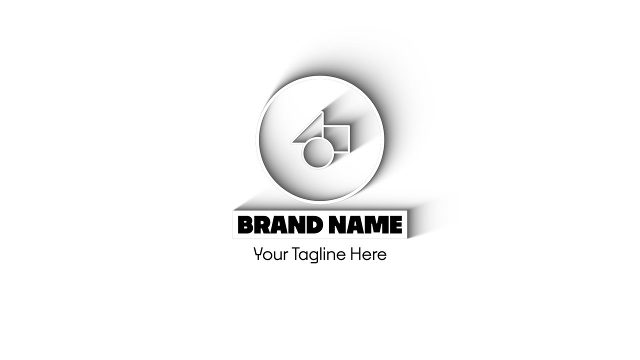 Animated White Disc Logo Intros with Tagline Premiere Pro Motion Graphics Template