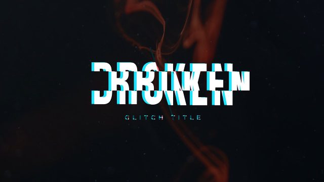 Kinetic Typography and Sci-Fi Glitch Titles 4K for After Effects