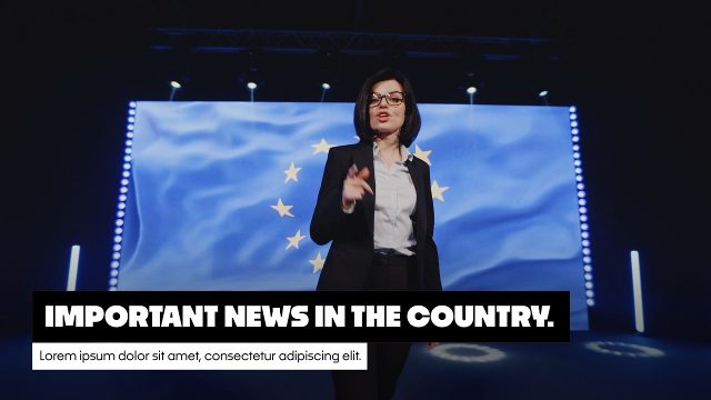 Live News Broadcast Lower Third After Effects Template