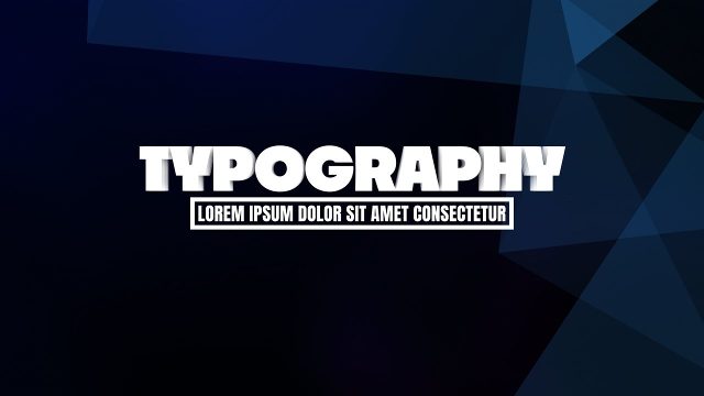 Bold Title and Framed Text Typography Animations Premiere Pro MOGRT