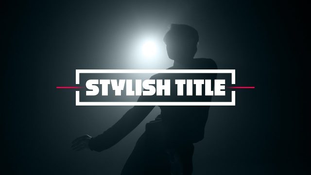 Animated Corporate Crossed Line Boxed Typography Titles Premiere Pro Motion Graphics Template