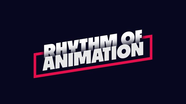 Bold Tilted Corporate Title Animation on a Pink Skewed Frame After Effects Template