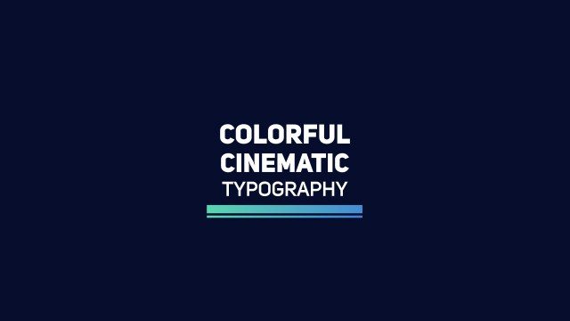 Minimal Gradient Underline Stack Title for Investor Updates – Free After Effects