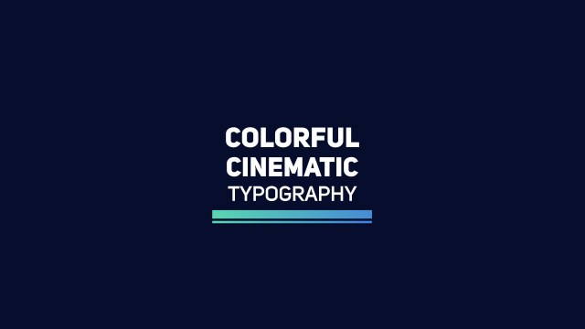 Minimal Gradient Underline Stack Title for Investor Updates – Free After Effects