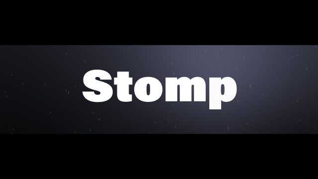 Stomp Typography Story on a Charcoal Band After Effects Template