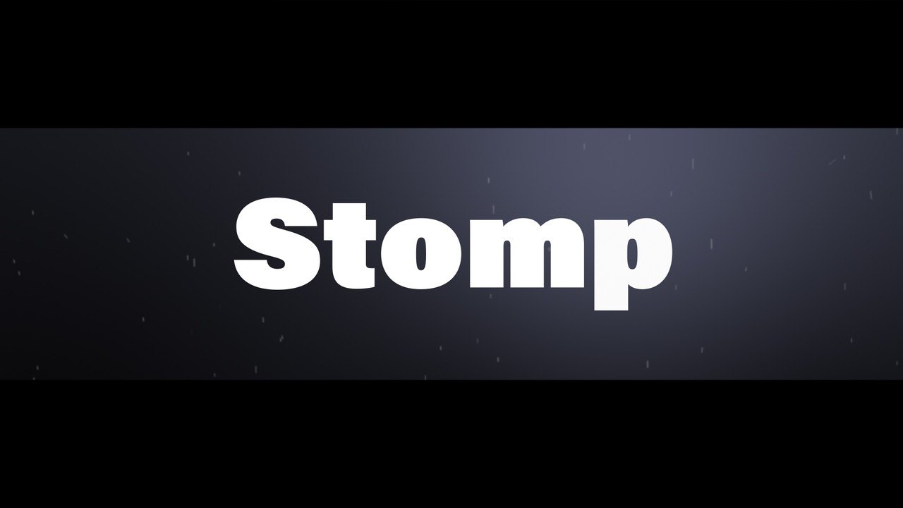 Stomp Typography Story on a Charcoal Band After Effects Template