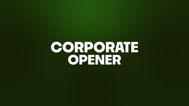 Joining Split Box Halves Corporate Opener Words After Effects Template