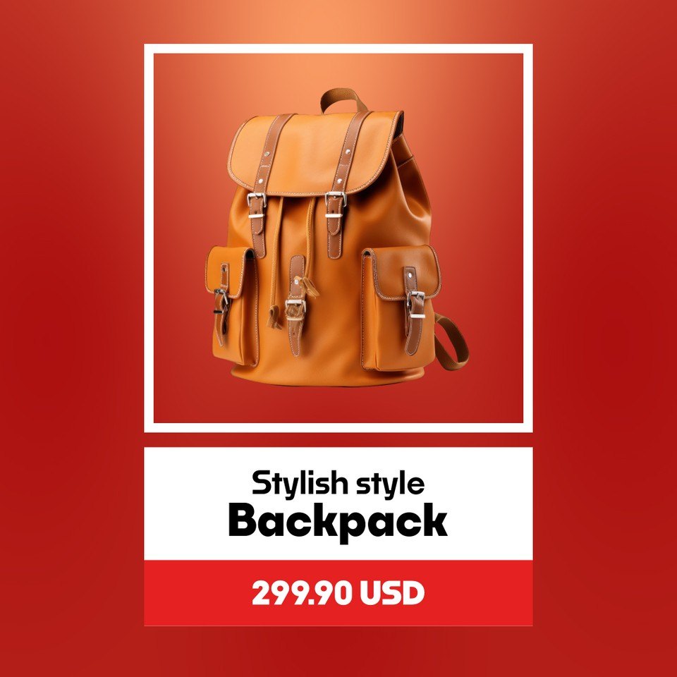 Square Product Promo featuring Swinging Ruby Frame After Effects Template