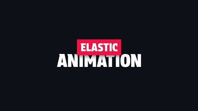 Elastic Tag Hop Title Animation onto Chunky Caps Premiere Pro MOGRT