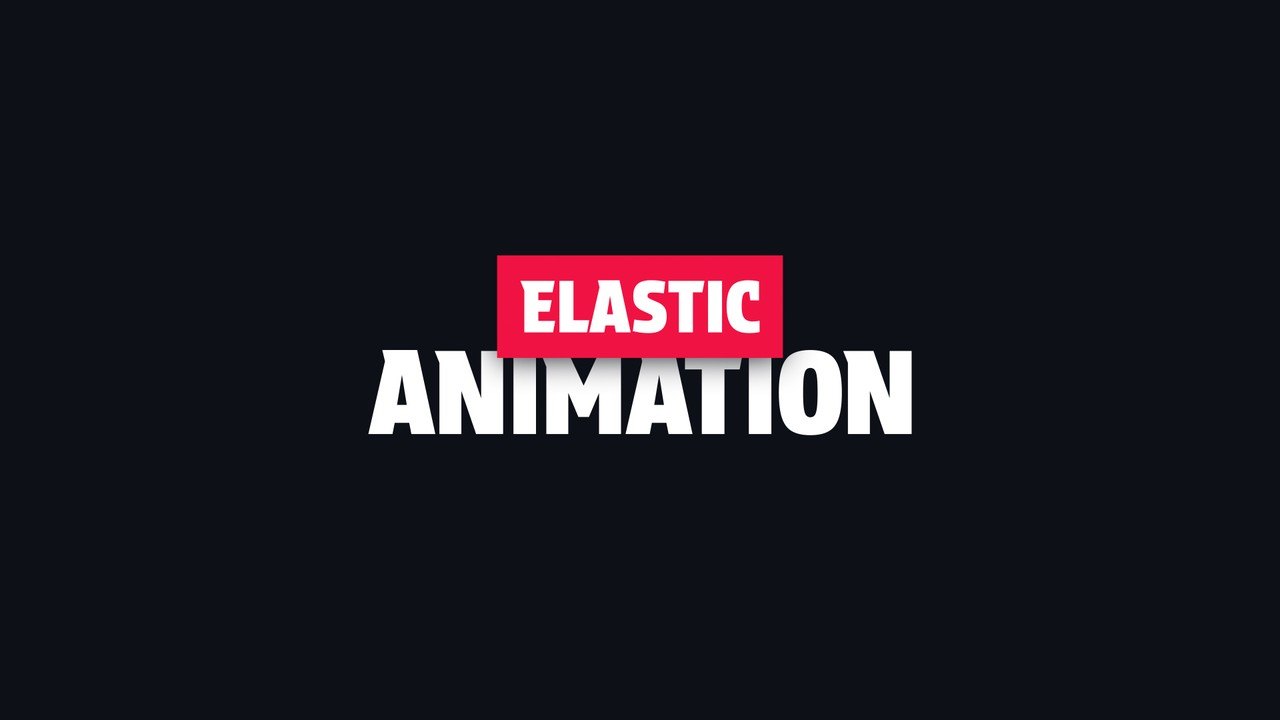 Elastic Tag Hop Title Animation onto Chunky Caps Premiere Pro MOGRT