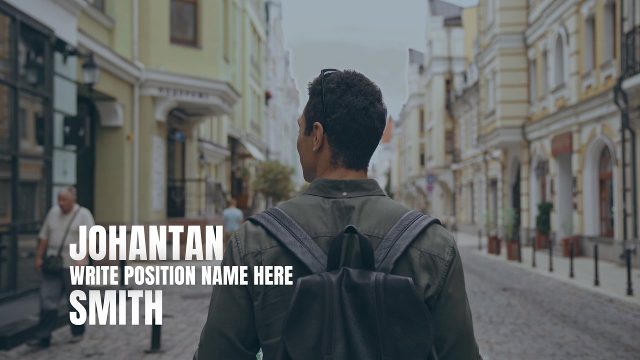Info Split Name Role Caption Corporate Lower Thirds for Podcast Guests After Effects Template