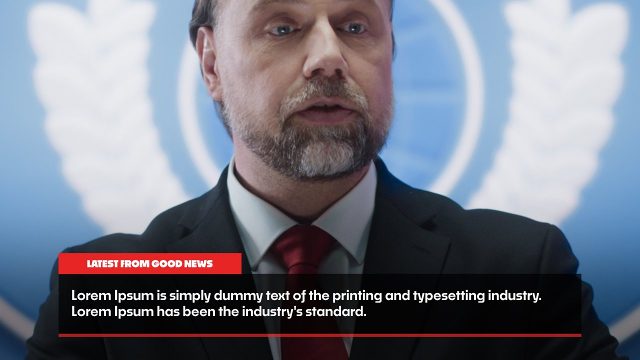 Global Broadcast News Text with Top Headlines MOGRT for Premiere Pro