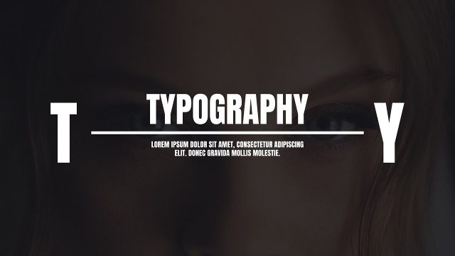 Bracket Heading Title featuring Spread Initials and Copy After Effects Template