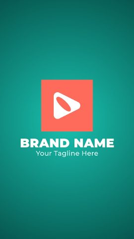 Trendy Vertical Logo Reveal Animation