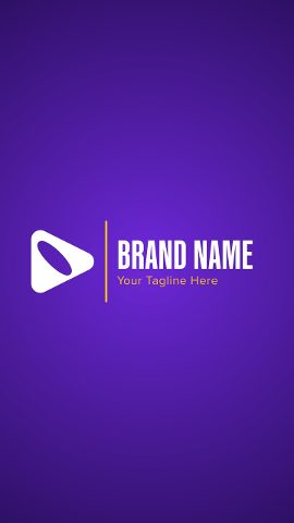 Elegant Vertical Logo Intros MOGRT Template