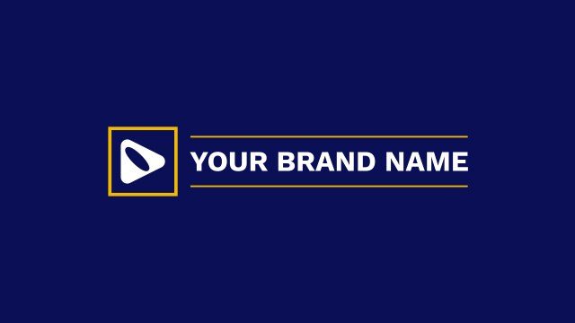 Gold Outline Logo Badge Brand Intro Free Premiere Pro Template Download