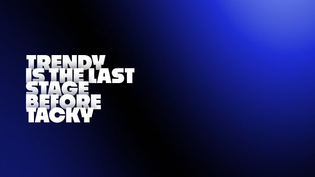 Minimal and Slick Text