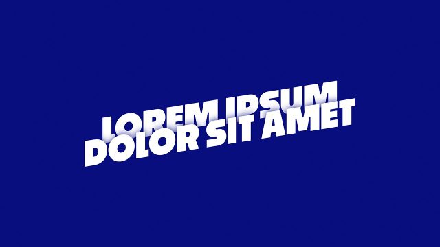 Stylish Diagonal Stacked Text Animations with Two Skewed Lines After Effects Project