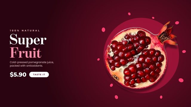 Floating Seeds Backdrop Restaurant Menu Animation MOGRT for Premiere Pro