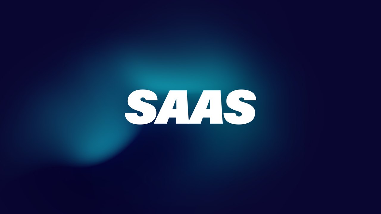 Italic Uppercase SaaS Promo Titles After Effects Template on Teal Aurora