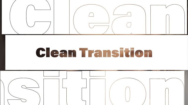 Animated Text Cutouts Transitions featuring Hollow Letters and White Bar Caption After Effects Templates