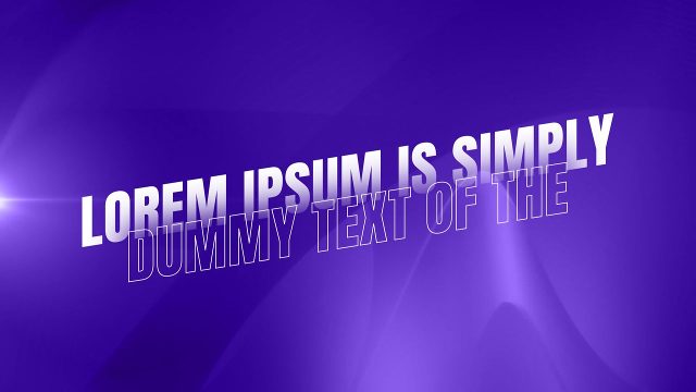 Tilted Bold Headline Titles featuring an Outline Echo Line Premiere Pro Template