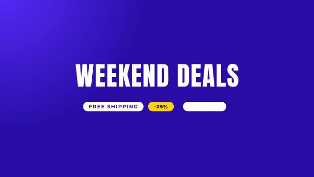 Black Friday Offer Titles with Rounded Pill Labels MOGRT for Premiere Pro